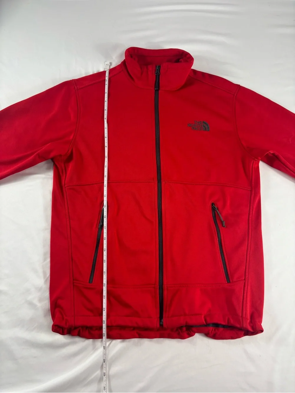 The North Face Apex Canyonwall Red Fleece Lined Full Zip Jacket Men's Small